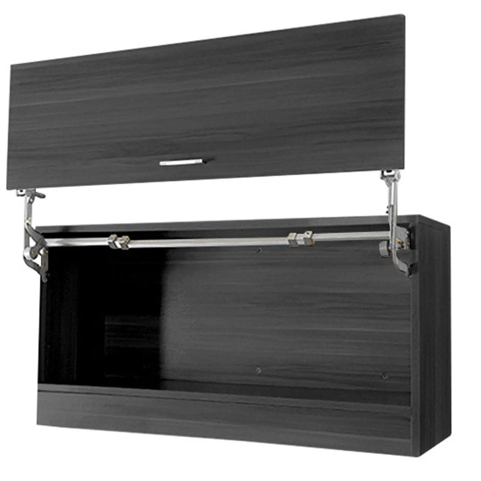 

Cabinet Door Hinges Kit Versatile for Cabinet Width 600-900mm Sturdy Accessories with Slow Closing Vertical Swing Lift up Stay