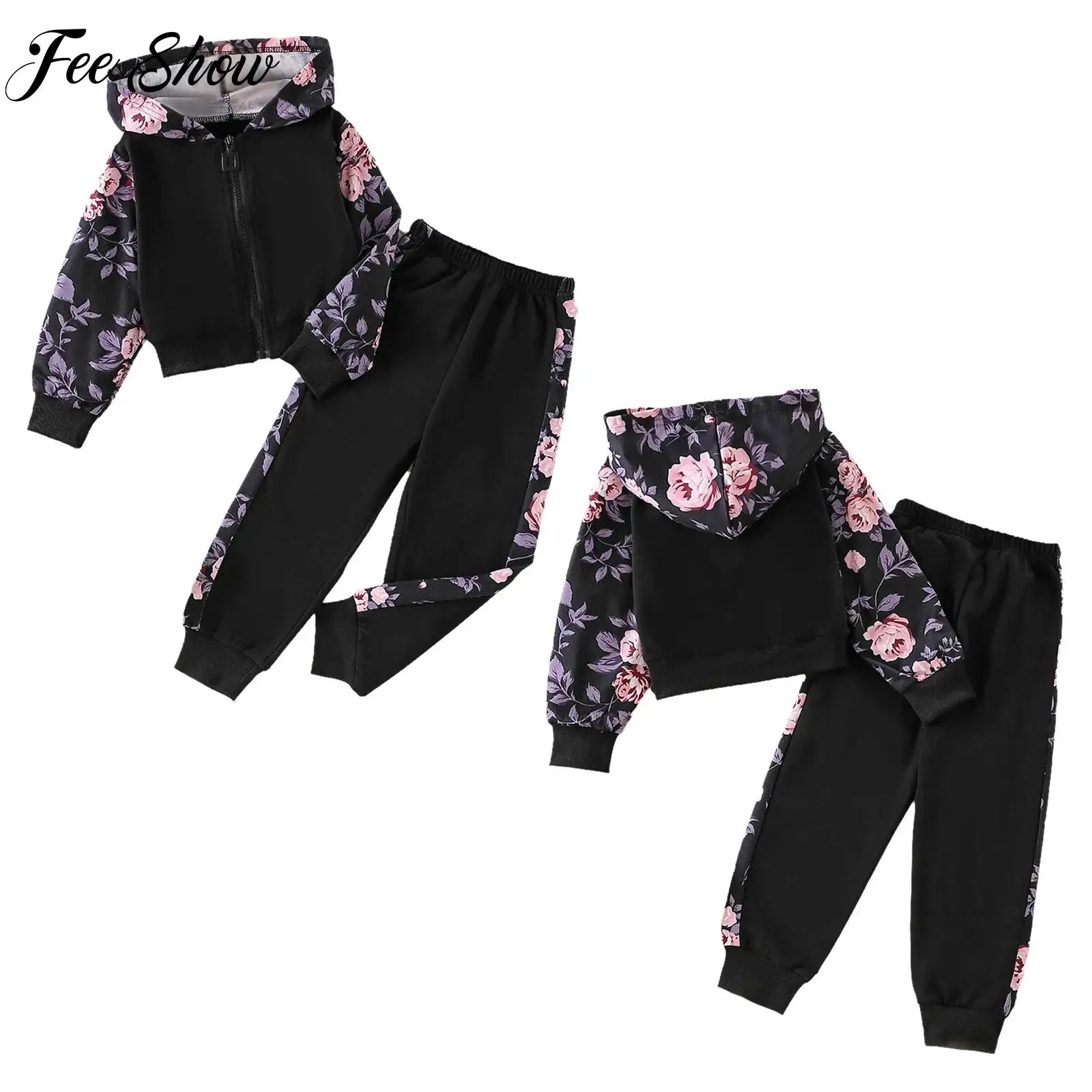 Girls Floral Print … - image