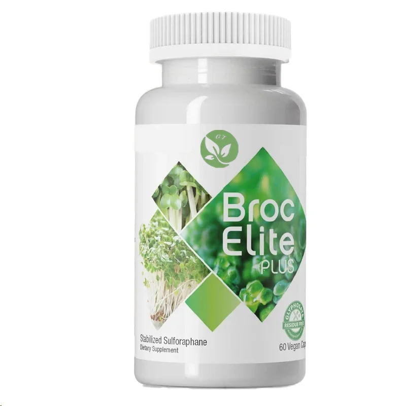 Broccoli Supplement, Containing Stable Sulfate Extract || Zero Residual Glycyrrhizin || 60 Vegetable Capsules