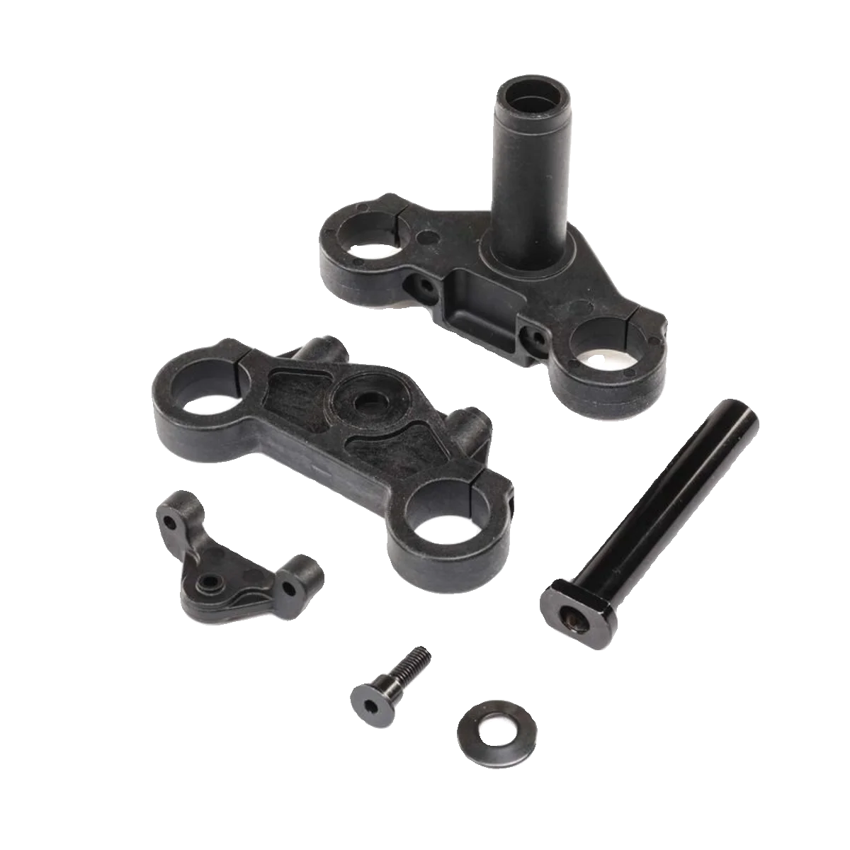 LOS264004 Triple Clamp Set RC Motorcycle Spare Parts Replacement Fit For 1/4 Promoto-MX Model Steering Clamp Assembly