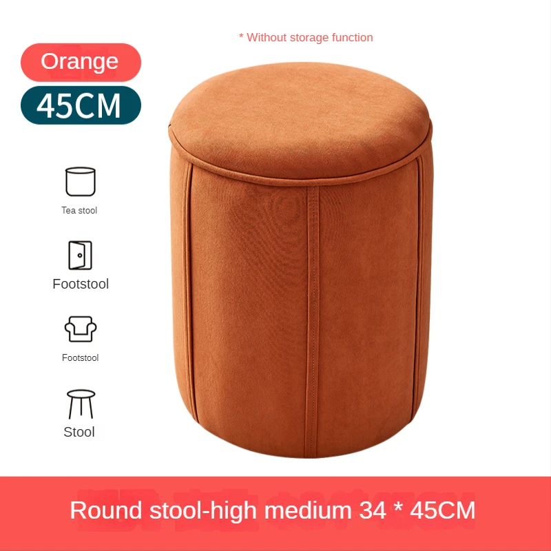 Small Stool Home Creative Cute Low Cartoon Fabric Coffee Table Living Room Board Chair Furniture Muebles