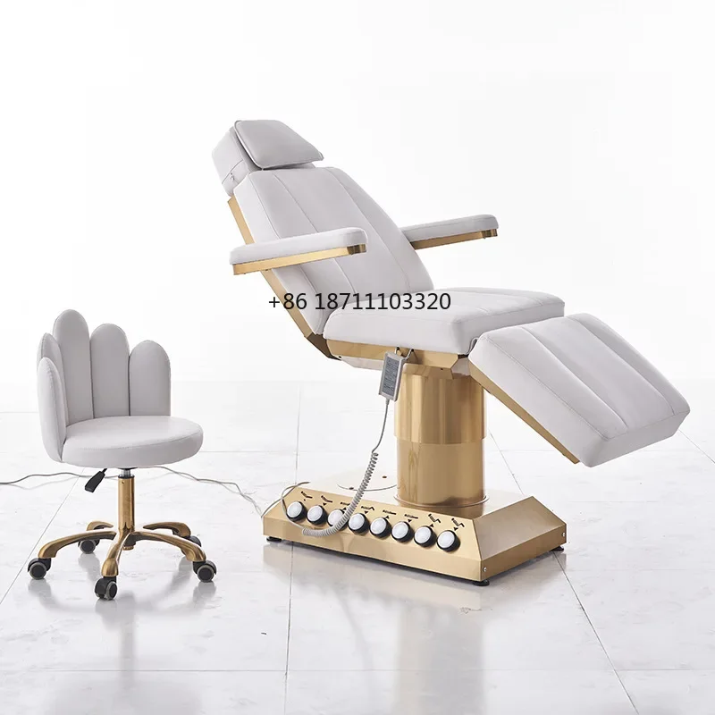 

Customized Logo Electric Beauty Modern Eyelash Bed Beauty Salon Multifunctional Massage Bed Spa Beauty Bed