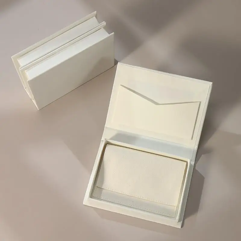 Tragbare Klappbare Schmuckbox mit Magnetverschluss, Robuste Schmuck-Ausstellungsbox, Schmuckverpackungsbox für Reisen und Geschäftsreisen – Detail 4