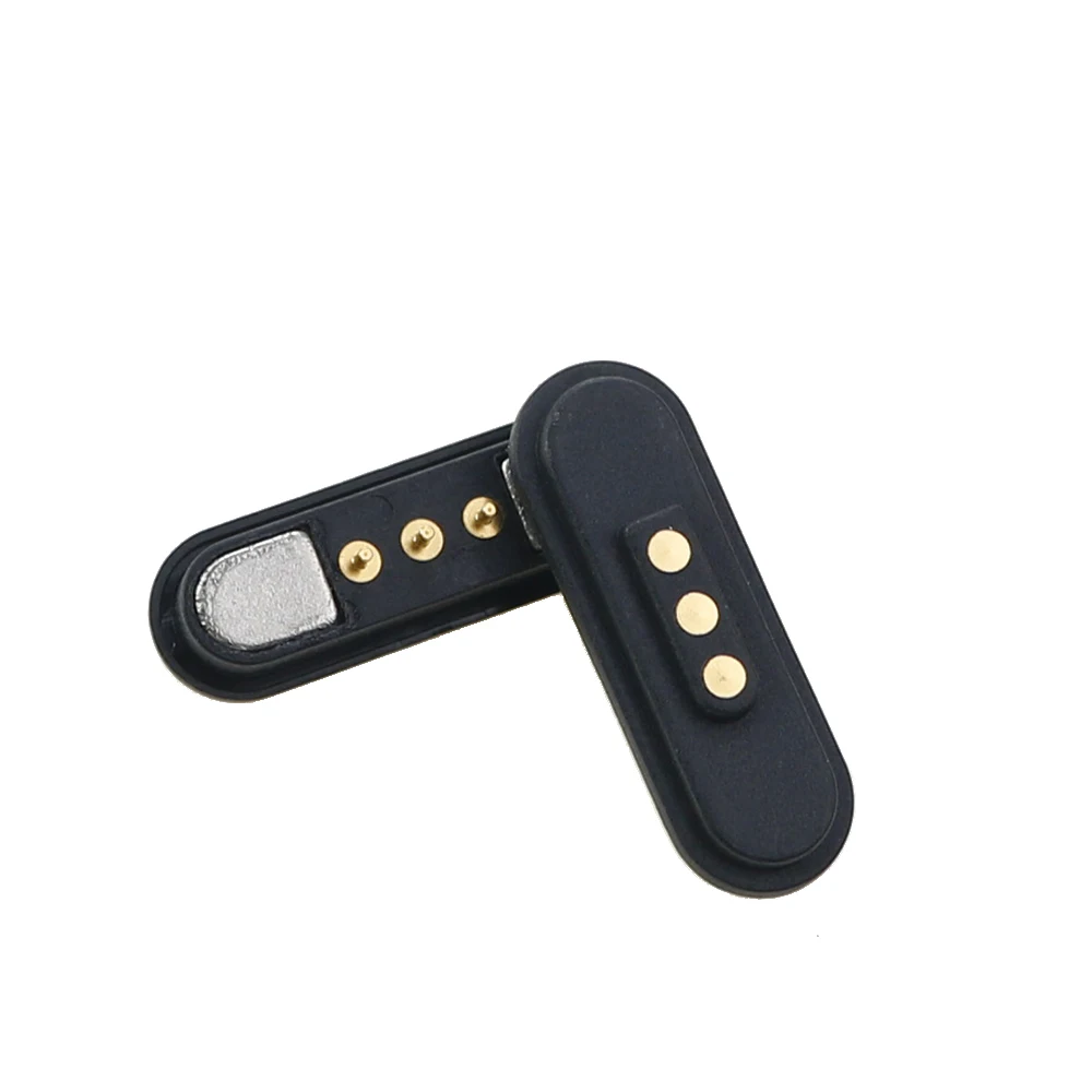 1 Pair Magnetic Pogo Pin Connector 2P 3P 4P Positions Pitch 2.2 MM Spring Loaded Pogopin Male Female Contact Strip Waterproof