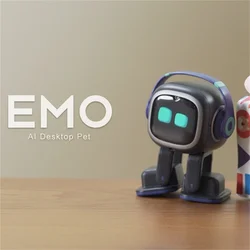 스마트 EMO 로봇 컴패니언 Ai 장난감, 귀여운 Emopet 지능형 AI 음성 전자 애완 동물 미니 장난감 로봇, 데스크탑 장식, 성인 선물