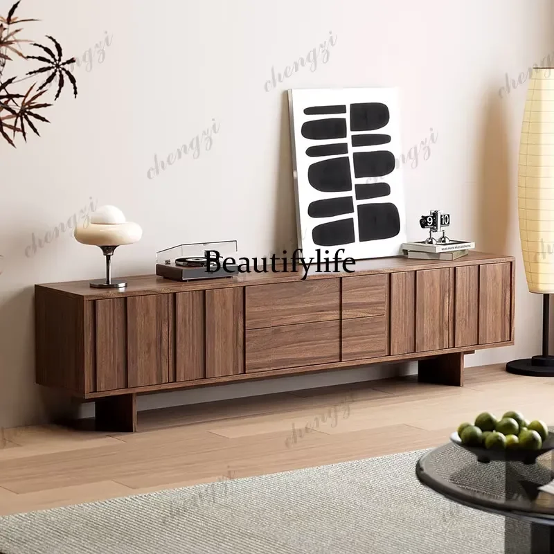for A73 Living Room TV Stand Cabinet Luxury Display Shelf with Drawers Wood TV Table Organizer Universal Trendy Furniture