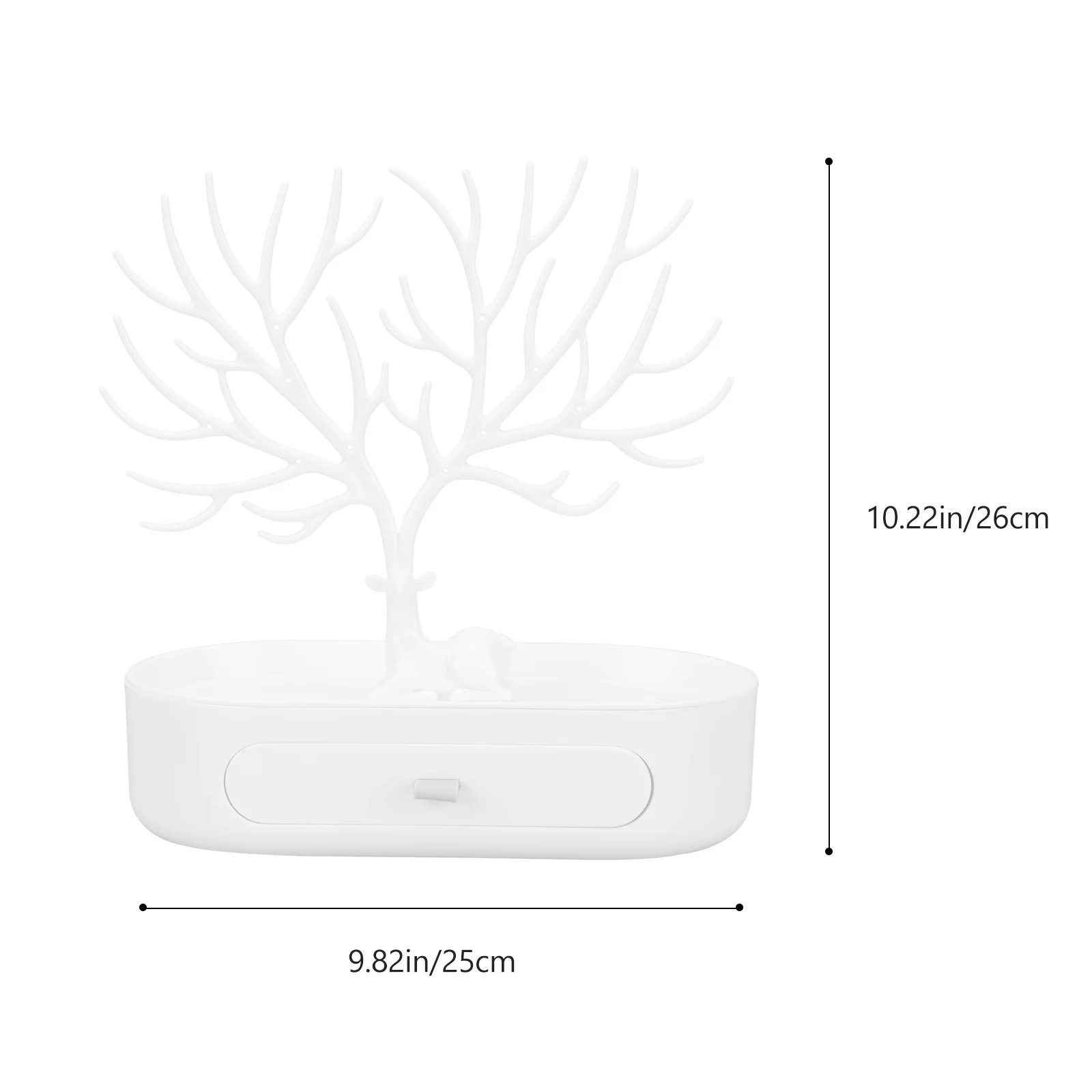 1Pcs Jewelry Storage Tray Deer Storage Box Elegant Desktop Decoration Multifunctional Cosmetics Display Holder Gift