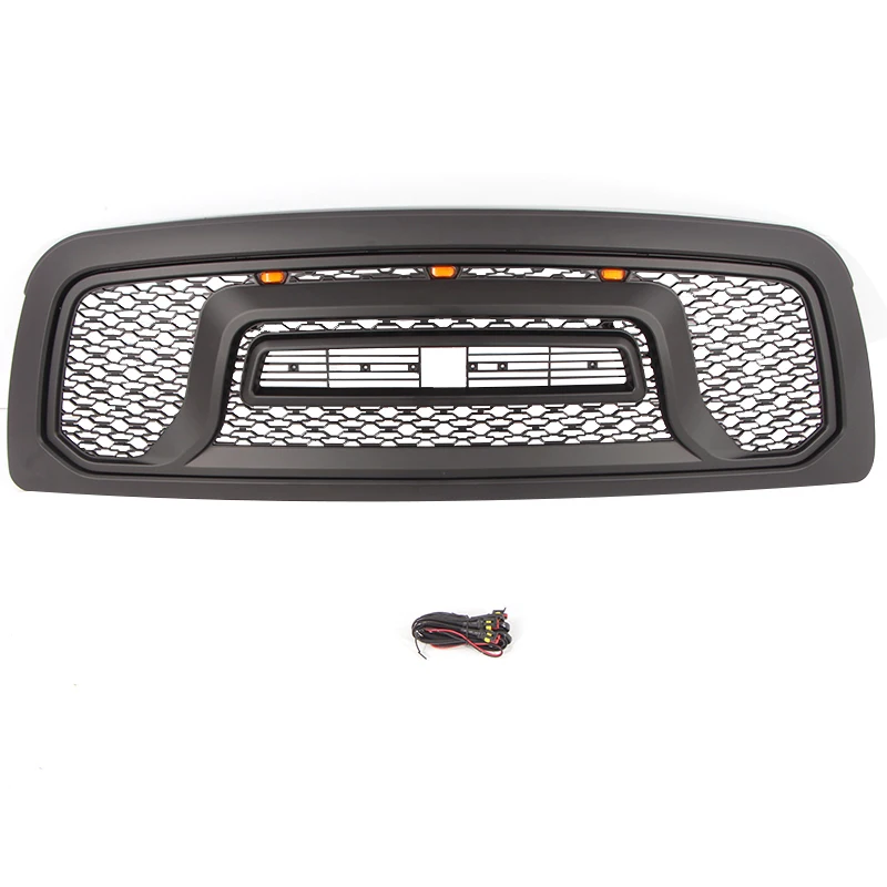 Honeycomb Matte Black Grille  Fit For 2009-2012 Dodge Ram 1500