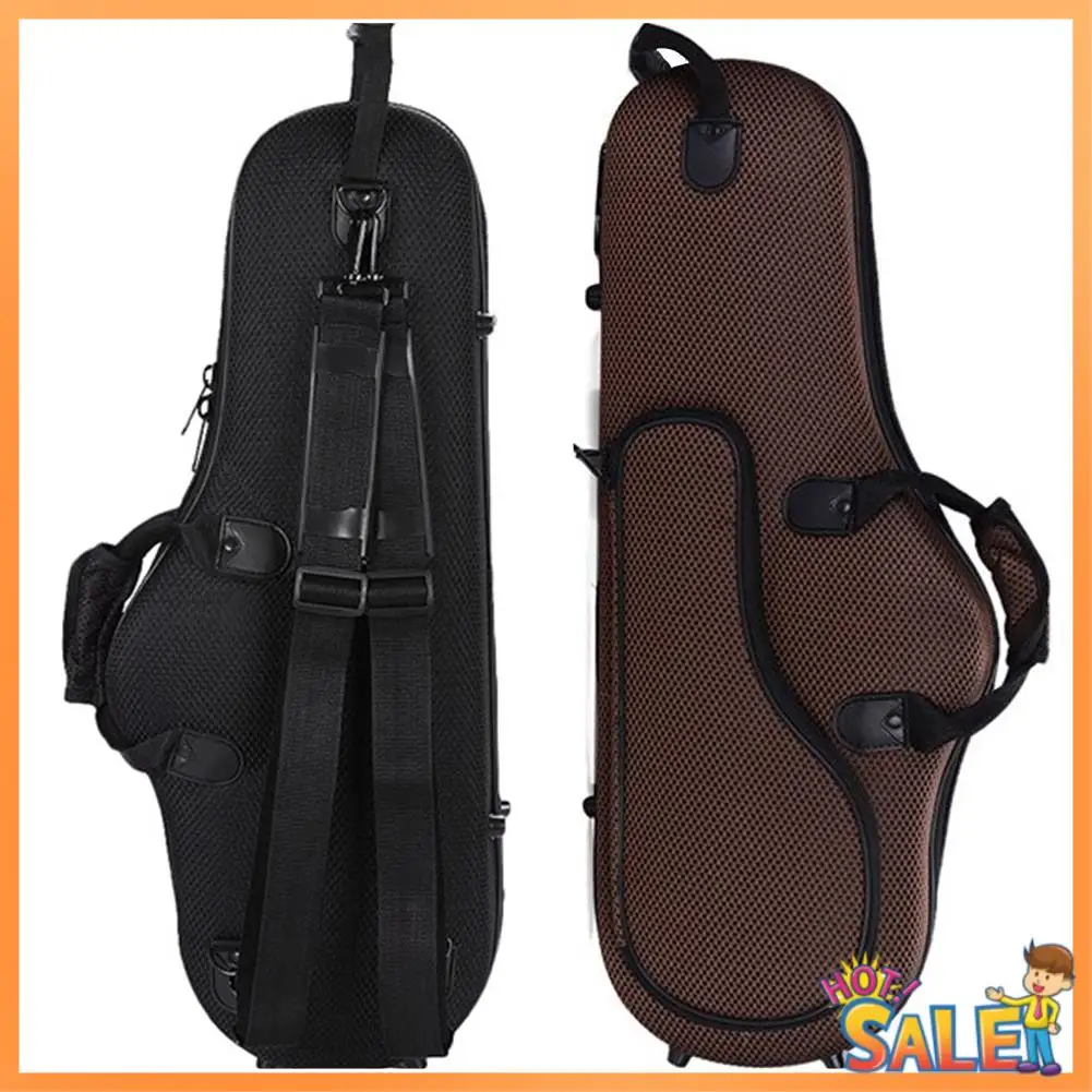 AB68 Water-Resistant Alto Saxophone Big Bag Box Sax Soft Case With Adjustable Shoulder Strap