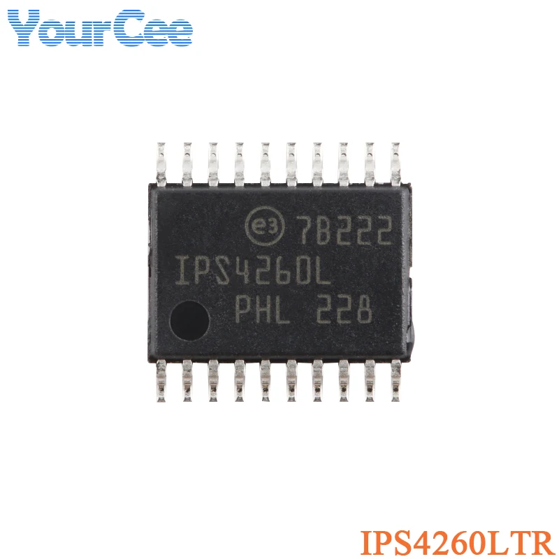 IPS4260LTR IPS4260L IPS4260 TSSOP-20 Quad Low Side Intelligent Switch Chip IC Chip