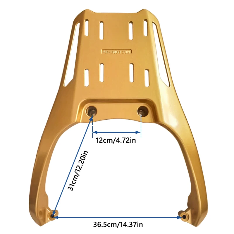 Luggage Carrier for Motorbike,Top Box Bracket For KYMCO CT250/300,Motorcycle Supplies,Motorcycle Rear Rack,Enlargement Carrier