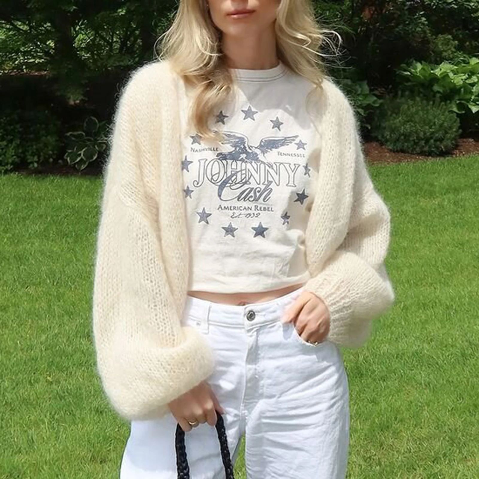 

Винтажный вязаный свитер, кардиган для женщин, свободный однотонный осень 2021, новое внутреннее верхнее пальто, одежда в рубчик, женский вязаный кардиган