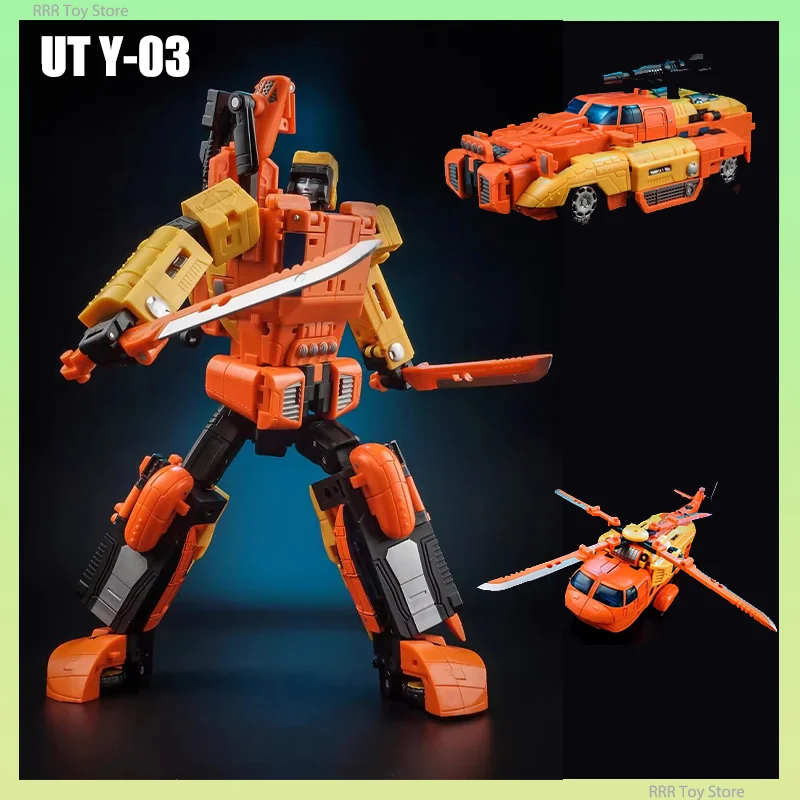 

Transformation Unique Toys Sandstorm Y-03 Action Figures Y03 UT G1 Series Three Change Warrior Car Plane Robot Figurine Model