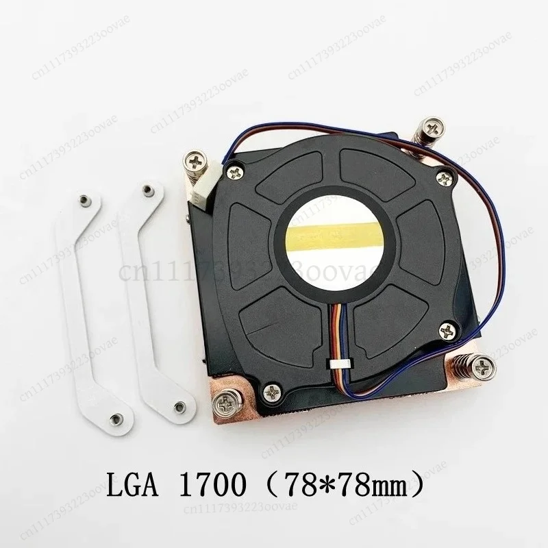 Df Ultra‑Thin 1U Server CPU Radiator Pure Copper Vapor Chamber Turbine Fan For LGA115X LGA1200 LGA1700