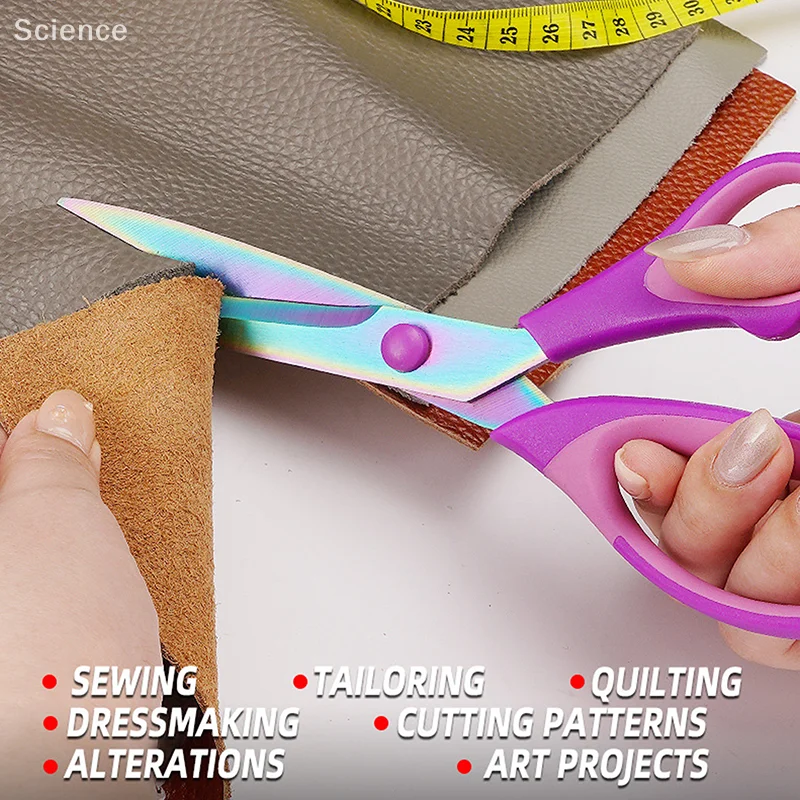 Forbici per filo da cucito da taglio intagliate in acciaio inossidabile vintage Strumenti per cucire domestici Forbici multiuso durevoli e affilate con impugnatura confortevole