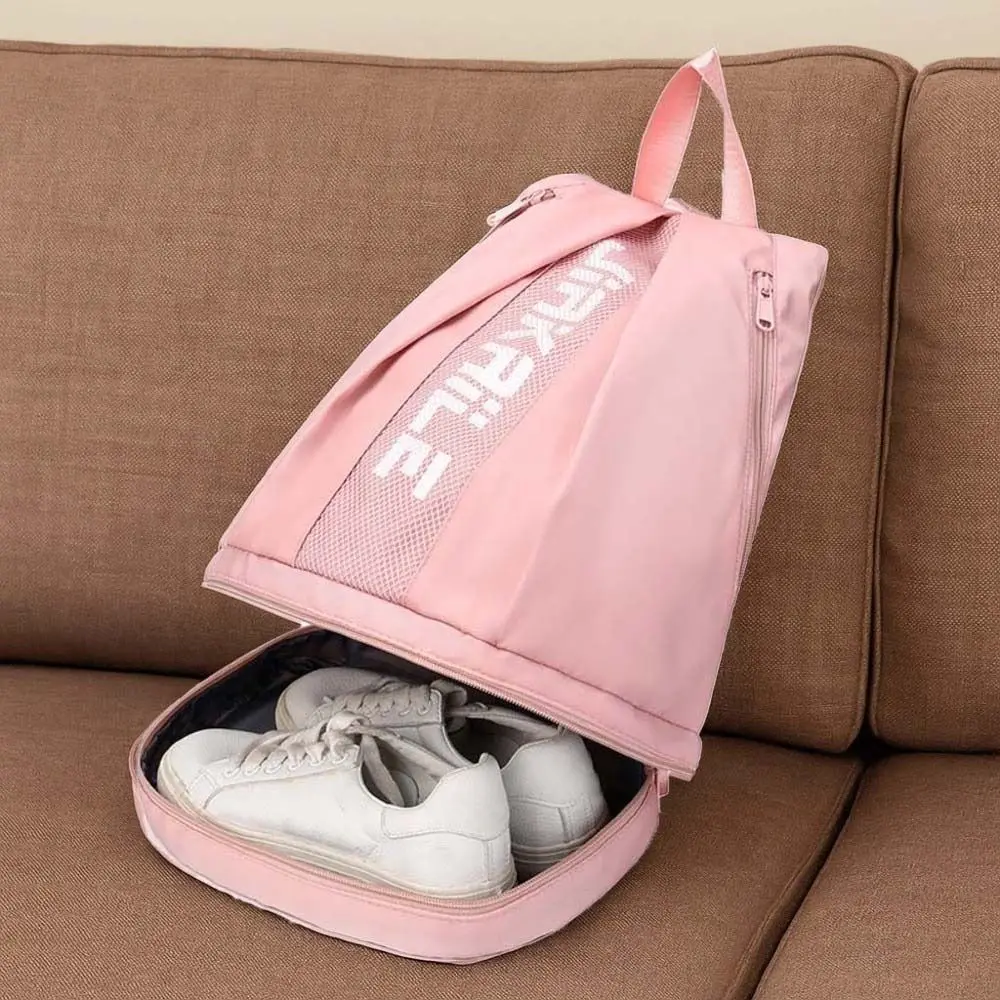 Portable Gym Backpack Adjustable Straps Large Capacity Fitness Storage Pouch Lightweight with Bottom Compartment