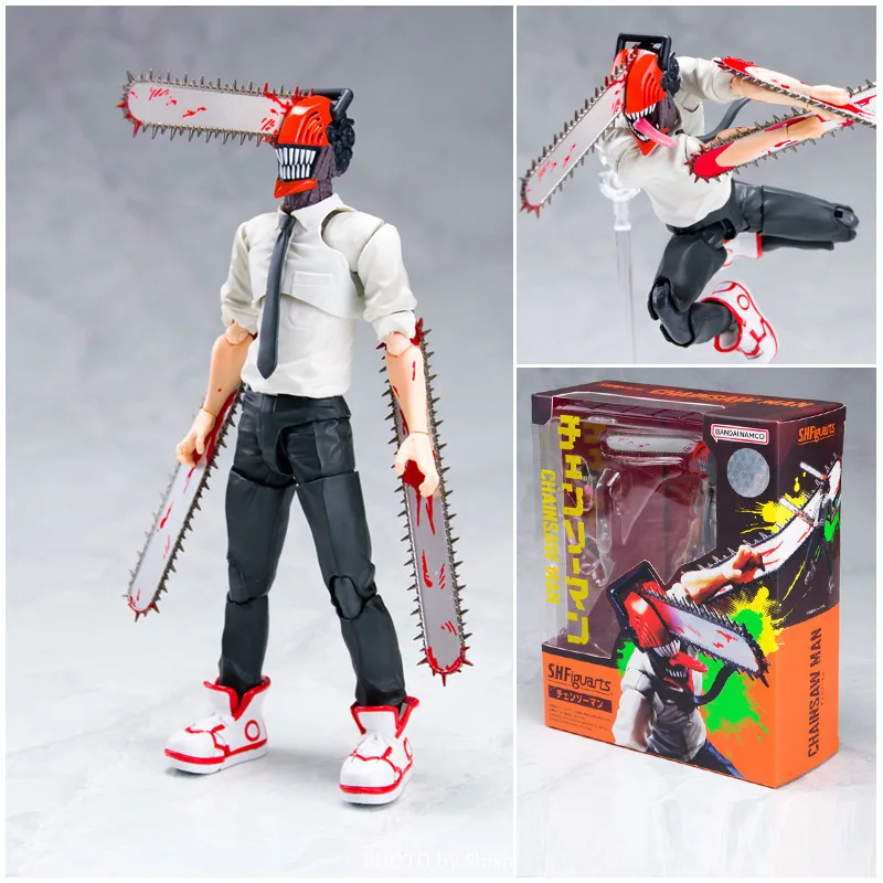

Фигурка Дэнджи из Chainsaw Man (SHF) с подвижными суставами, коллекционная модель, игрушка, украшение для рабочего стола для фанатов аниме