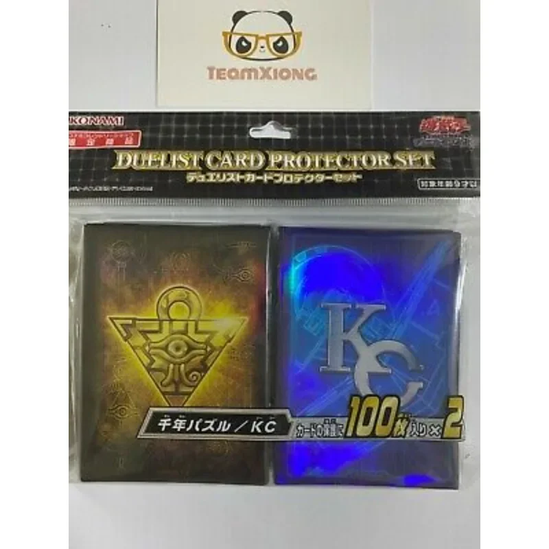 

YuGiOh Konami Millennium Puzzle & KC 2 X 100 Pcs Card Sleeves Japanese