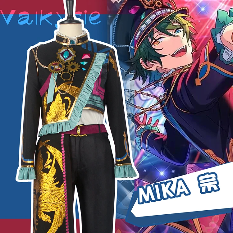 

COS-KiKi Ensemble Stars 2 Valkyrie Kagehira Mika/Itsuki Shu игровой костюм косплей костюм великолепная униформа наряд для вечеринки на Хэллоуин