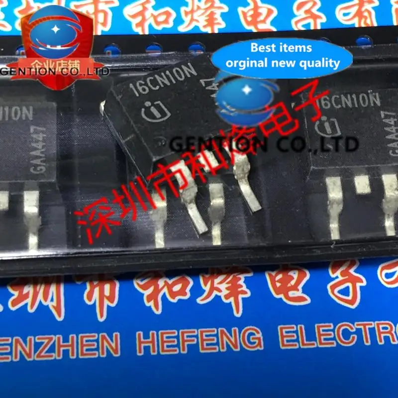10PCS 16CN10N IPB16CN10N TO-263 100V 53A ในสต็อก 100% ใหม่และต้นฉบับ