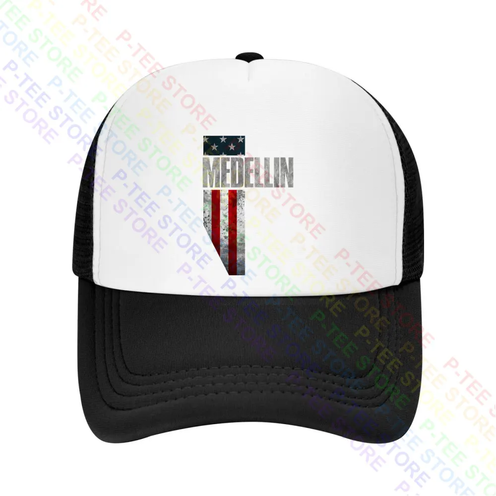 Medellin Family American Flag Baseball Cap Snapback Caps Knitted Bucket Hat