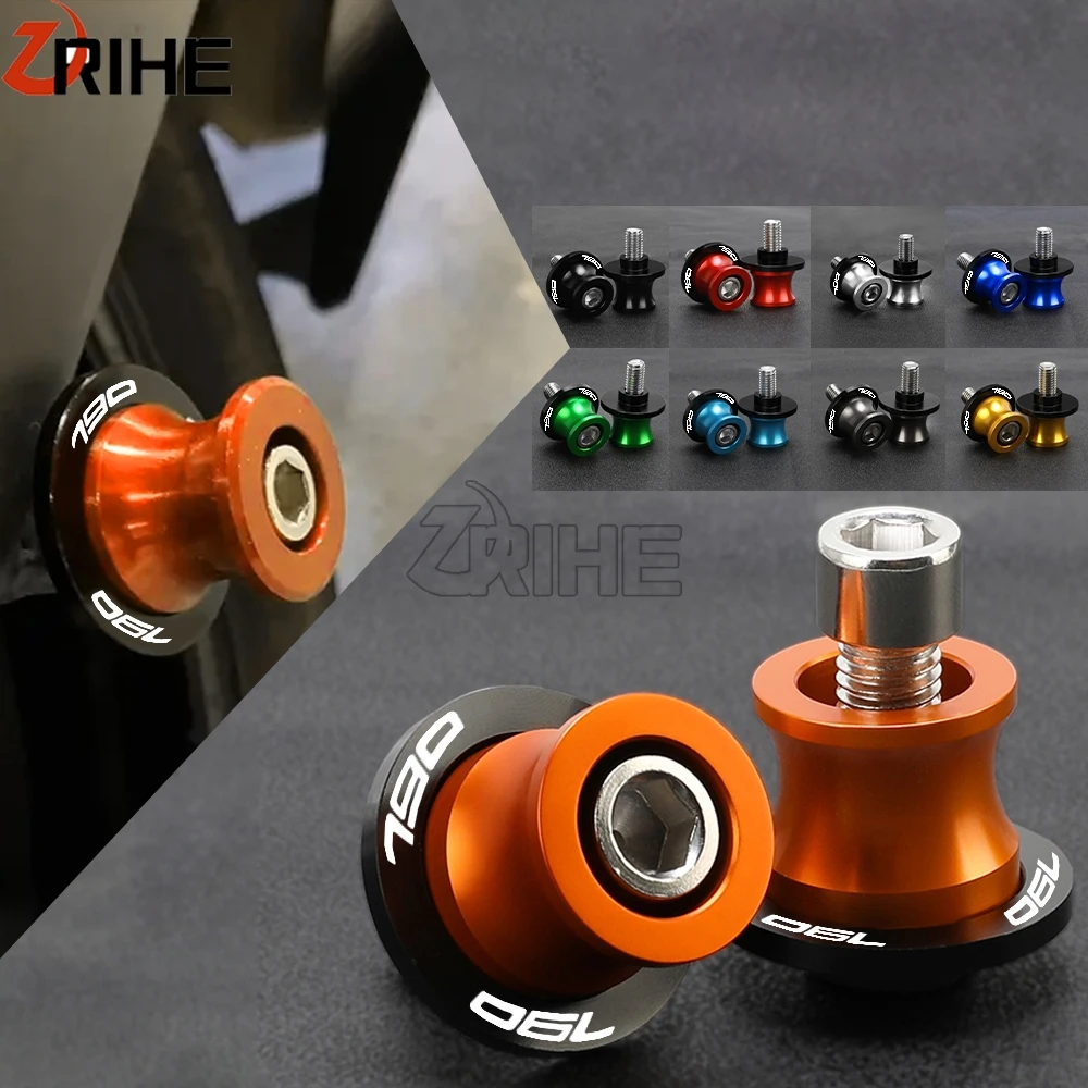

Fit FOR Duke 790 DUKE790 790 Adventure M10 *1.25 Motorcycle CNC Aluminum Orange Swingarm Spools Stand Screws Modified Accessory