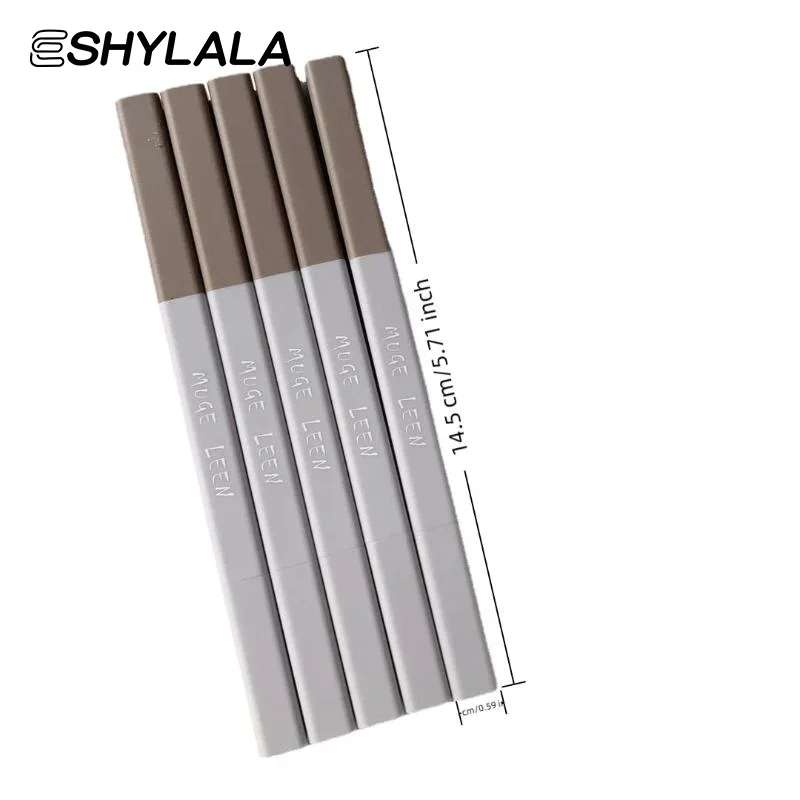 超極細アイブロウペンシルダブルヘッド長期持続ナチュラル防水プロフェッショナルアイブロウペンメイクアップツール