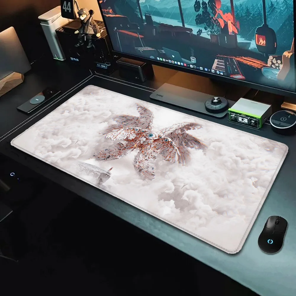 

Ofanim Angel Mousepad Gaming Mouse Pad Gamer Non-Slip Keyboard Mat Pc Cabinet Mats Games Desk Accessories Computer Desks Office