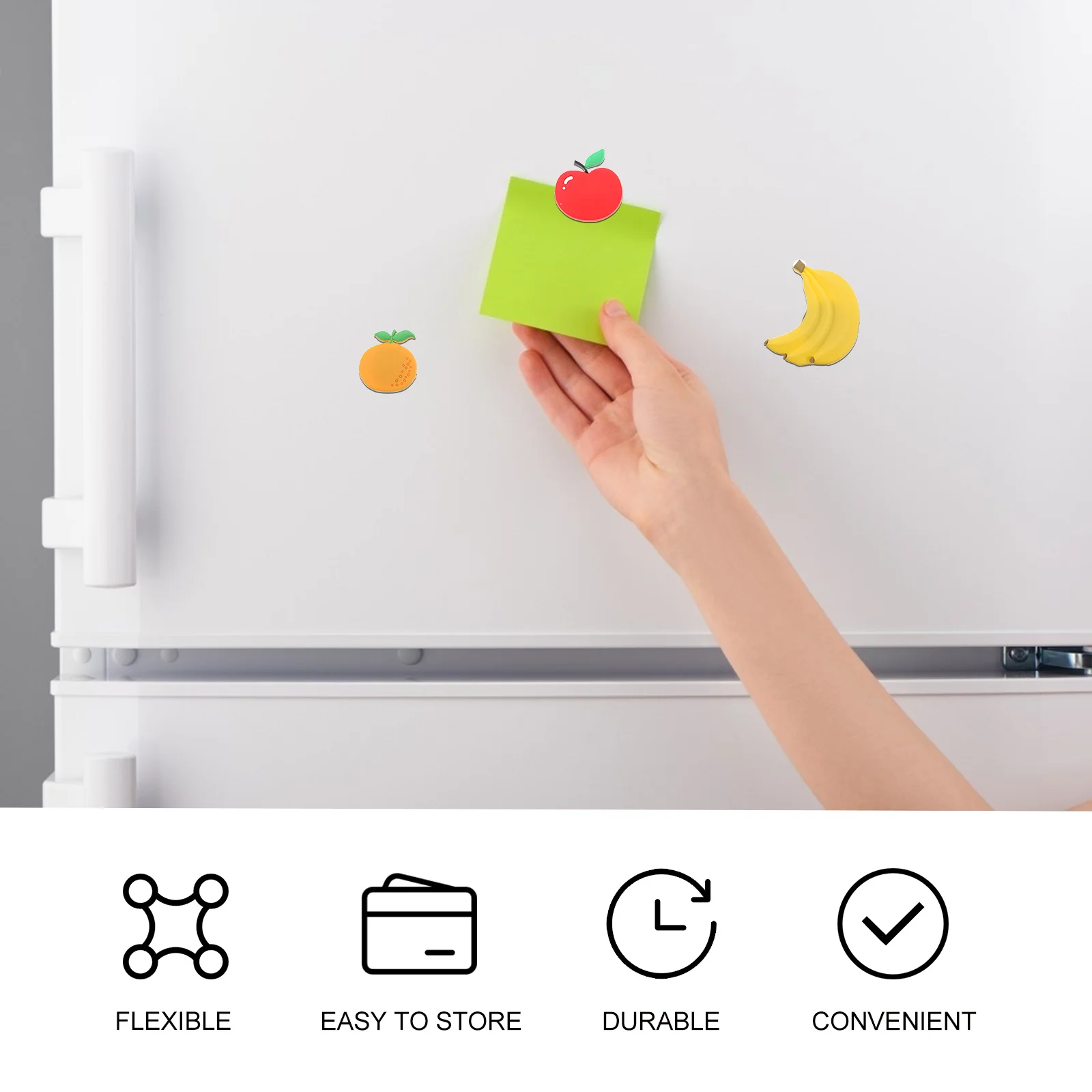 

10 Pcs Whiteboard Decorations Magnet Magnets Fridge Fruit Vegetable Refrigerator