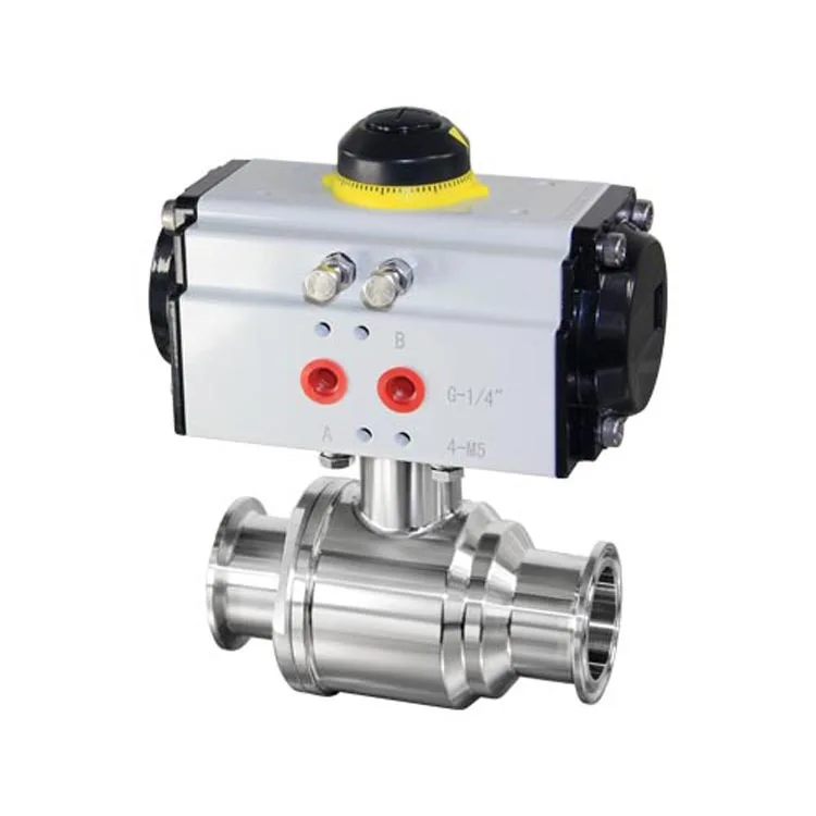 Factory Direct Sanitary Pneumatic Stainless Steel Angle Seat Valve Industrial Fluid Control Valve