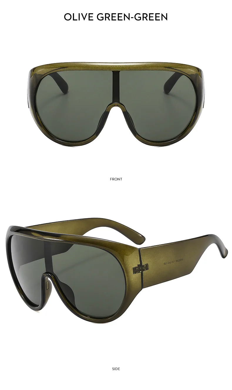 Neue Sport-Sonnenbrille mit übergroßem Rahmen, trendige personalisierte Sonnenbrille für Männer und Frauen, Outdoor-Radsport-Sonnenschutz-Sonnenbrille – Detail 13