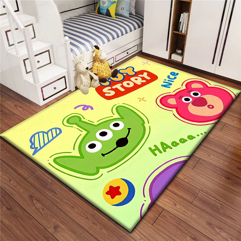 Toy Story Fashion area carpet for children,Living room Bedroom floor mat Kitchen mat Children's Bedroom Mat, Alien rug