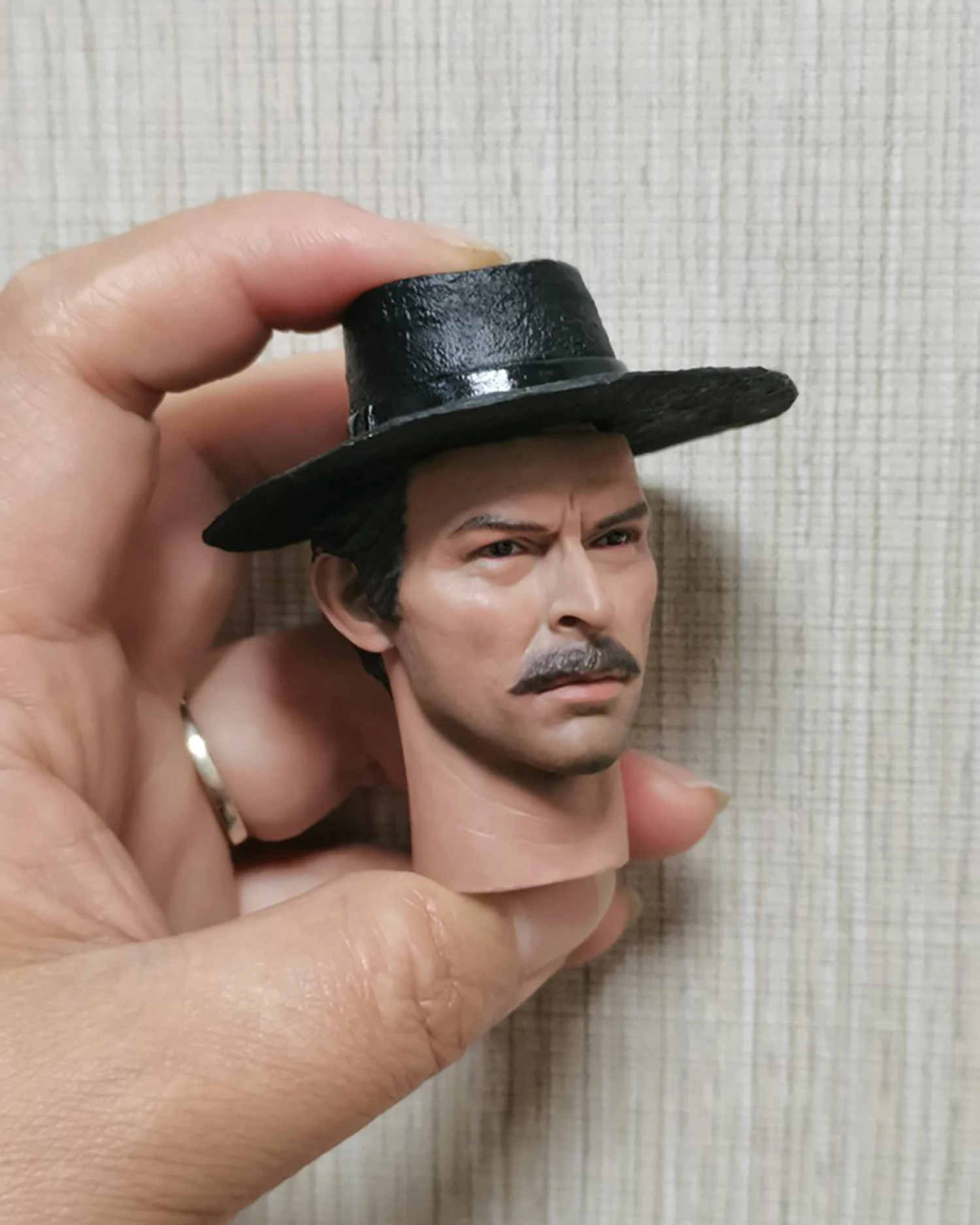 Lee Van Cleef Cowboy Man Head Carved 1/6 Movie Actor Head Model Fit 12\'\' Redman Hot Toys Action Figure