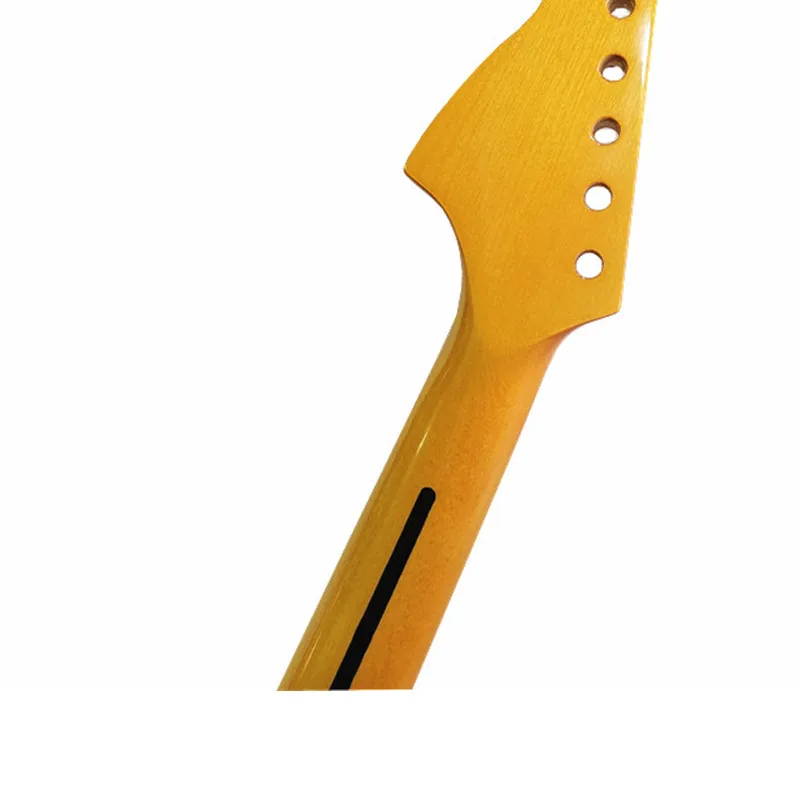 Disado 22 Frets Big Headstock Maple Electric Guitar Neck Maple Fretboard Inlay Dots Glossy Paint Guitar Accessories Parts