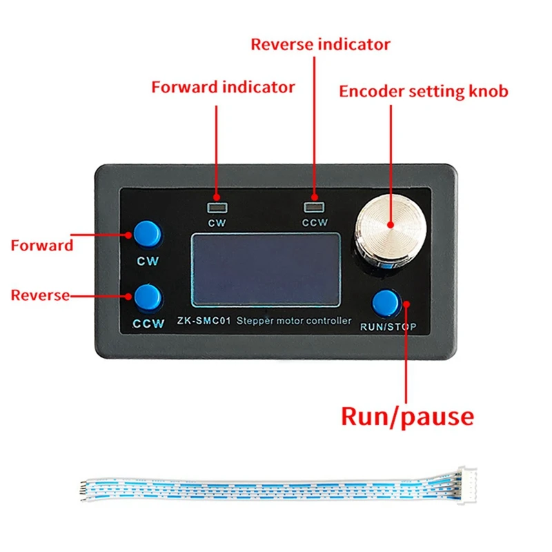 4X 42 57 Stepper Motor Controller Positive And Reverse Angle Pulse Speed Control Board PLC Serial Communication