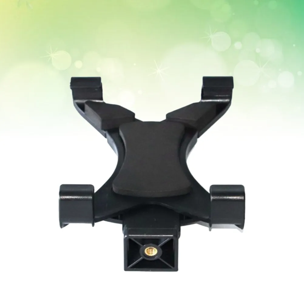 

Крепление для планшета черное, прочное, портативное, для использования на улице и в путешествиях, с функцией поддержки без помощи рук, для прямых трансляций, подставка-основание