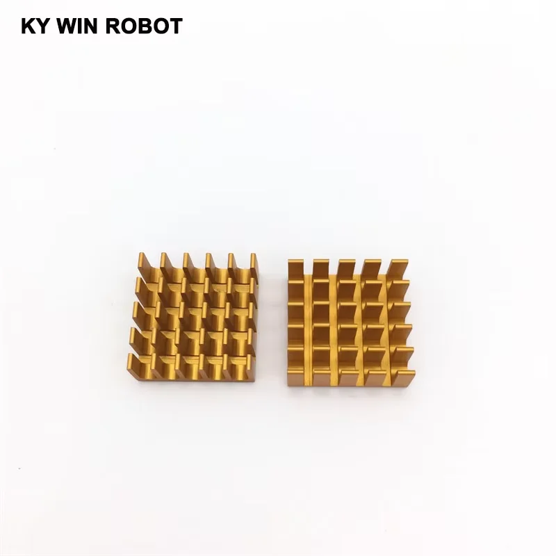 5 個 22 × 22 × 10 ミリメートルアルミヒートシンク IC RAM CPU ヒートシンクラジエーター 22*22*10 ミリメートル
