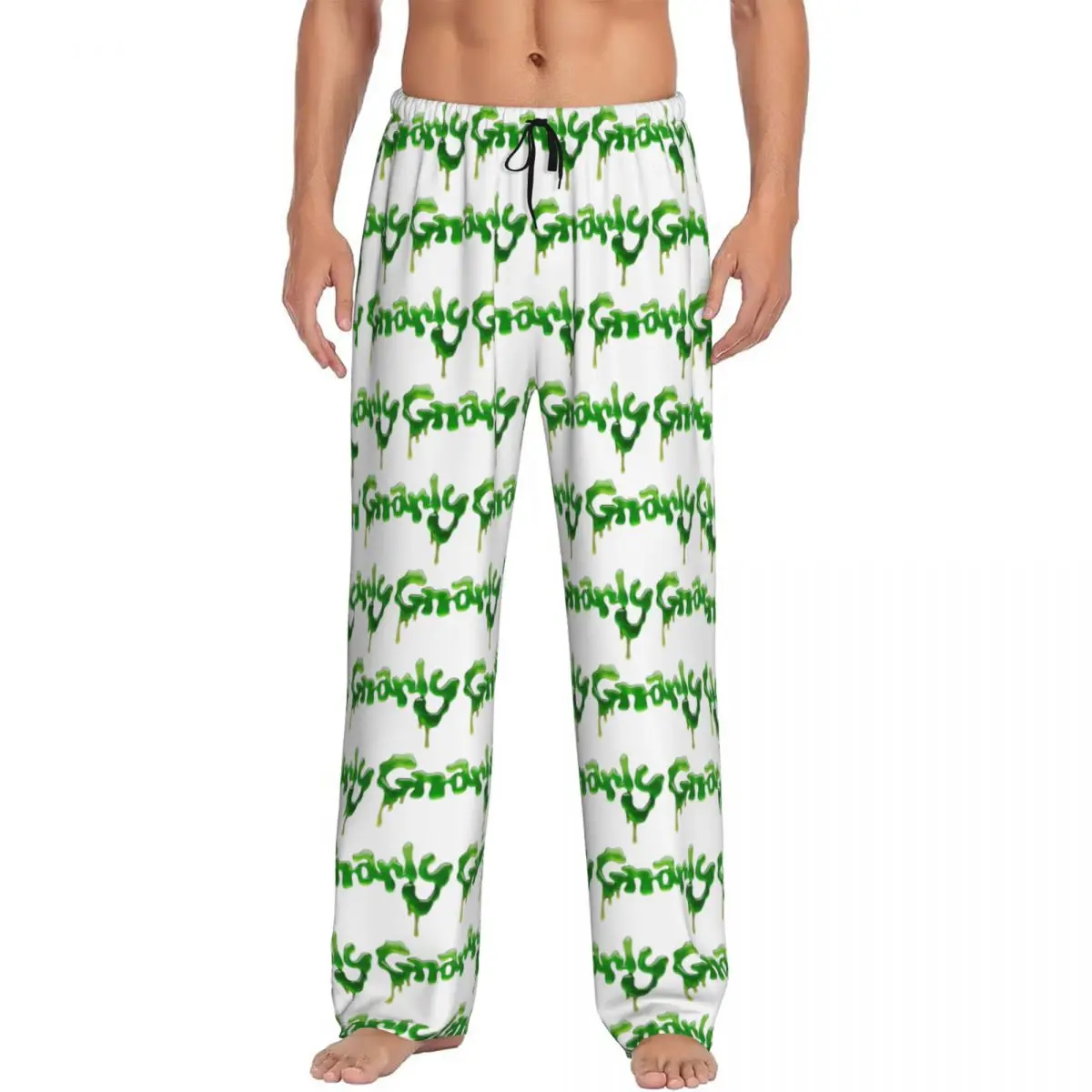 

Custom Everything's Gnarly Katseye Pajama Pants Men Sleepwear Sleep Lounge Bottoms with Pockets