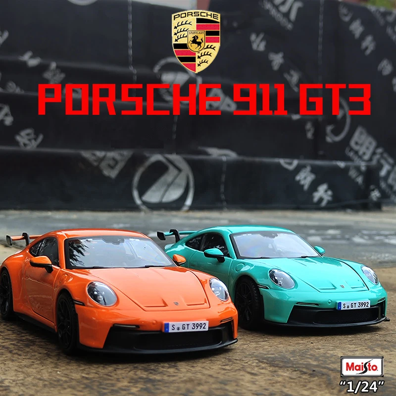 

Bburago 1:24 Porsche 911 GT3 Supercar Alloy Car Model Diecasts & Toy Vehicles Collect Car Toy Boy Birthday gifts