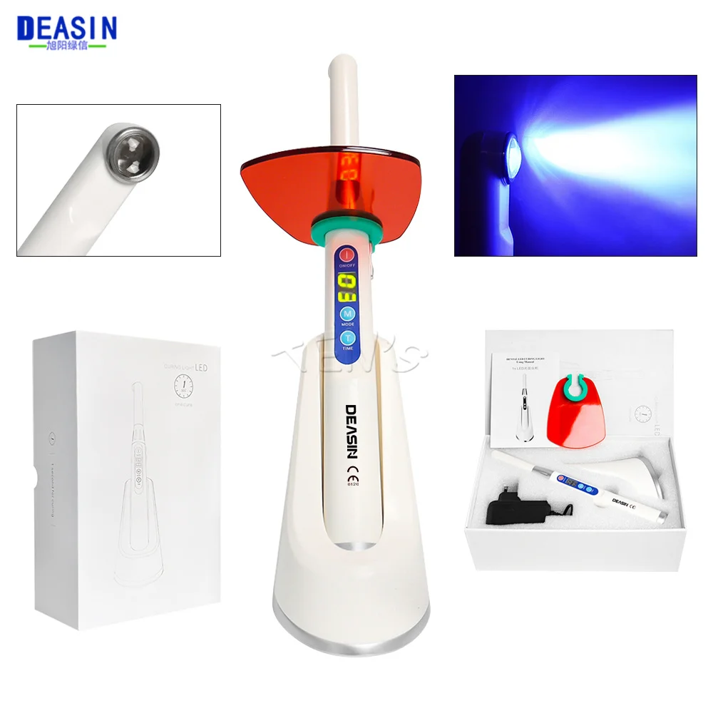 

Deasin Dental Cordless Curing Light I LED 1 SEC Cure Multiple Models Teeth Whitening Tools