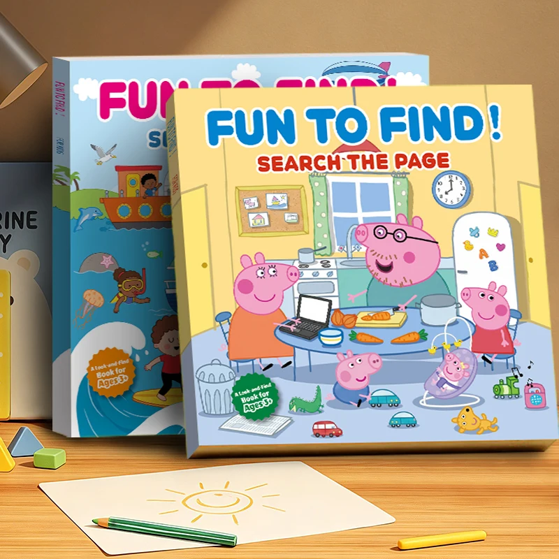 Peppa Pig Interaktives Frühes Lernaktivitätsbuch, geeignet für Kinder ab 3 Jahren - 40-seitiges Vorschul-Arbeitsbuch, mit Funktionen – Detail 1