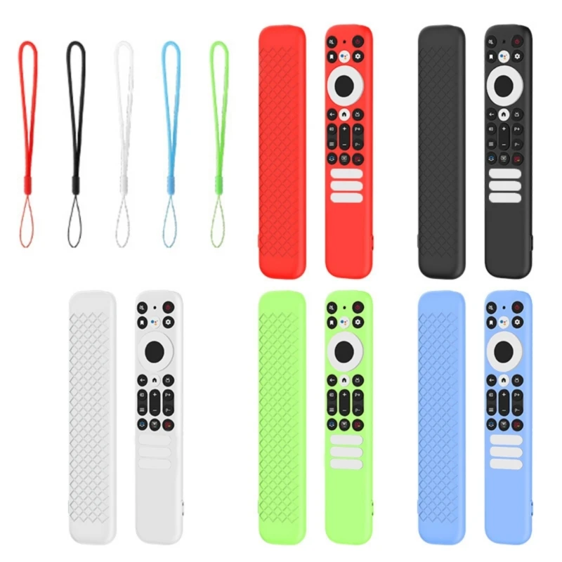부드러운 실리콘 리모컨 커버, 미끄럼 방지 디자인, 충격 방지 보호대, TCL RC902V 802NU1 원격 피부 슬리브