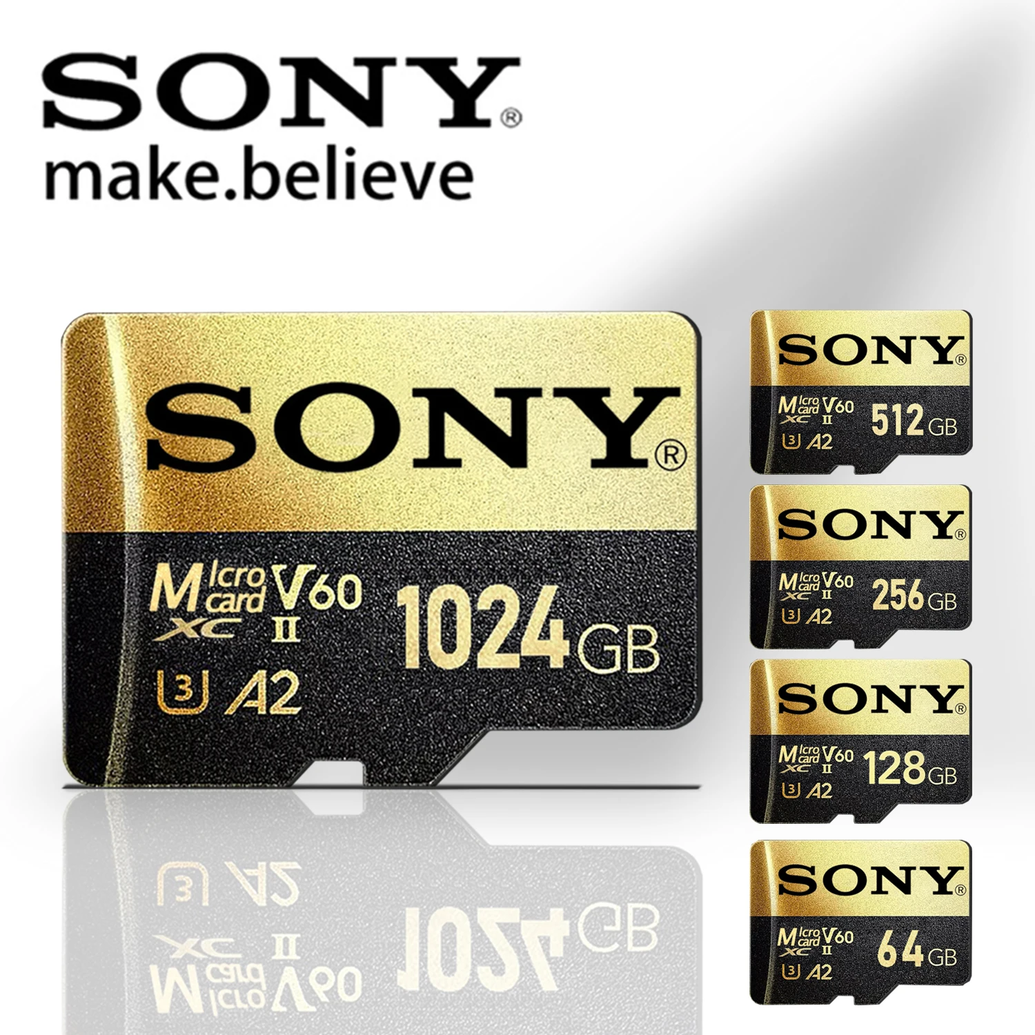 

SONY MicroSD Memory Card Hight Speed MIcro SD Card 128GB 256GB 512GB 1TB ultra Microsd mini card for Phone Camera