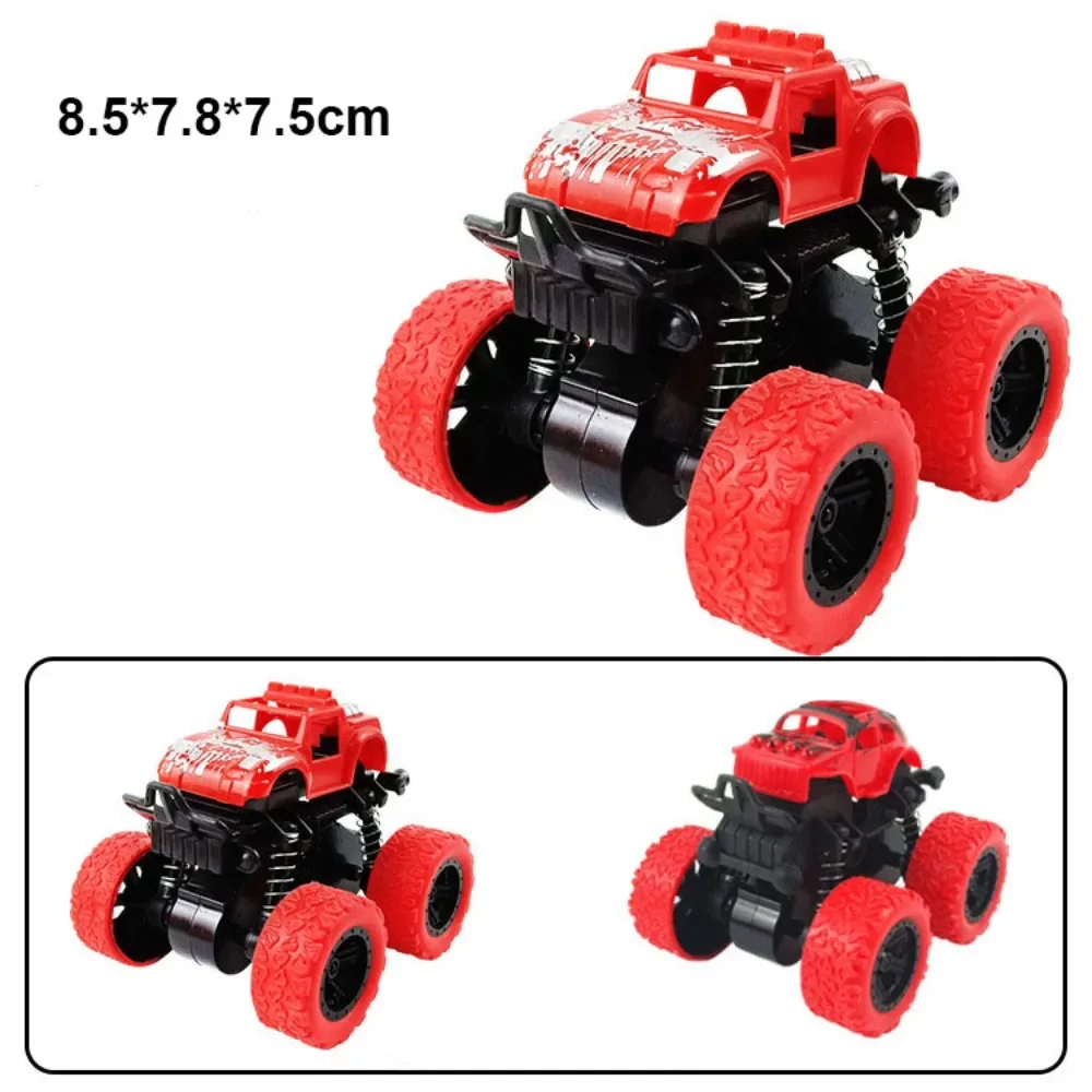 Zurückziehbares Stunt-Auto mit Allradantrieb, um 360° gedreht °   ABS-Material, Stunt, Geländewagen, Trägheitsrotation, 9 Stile