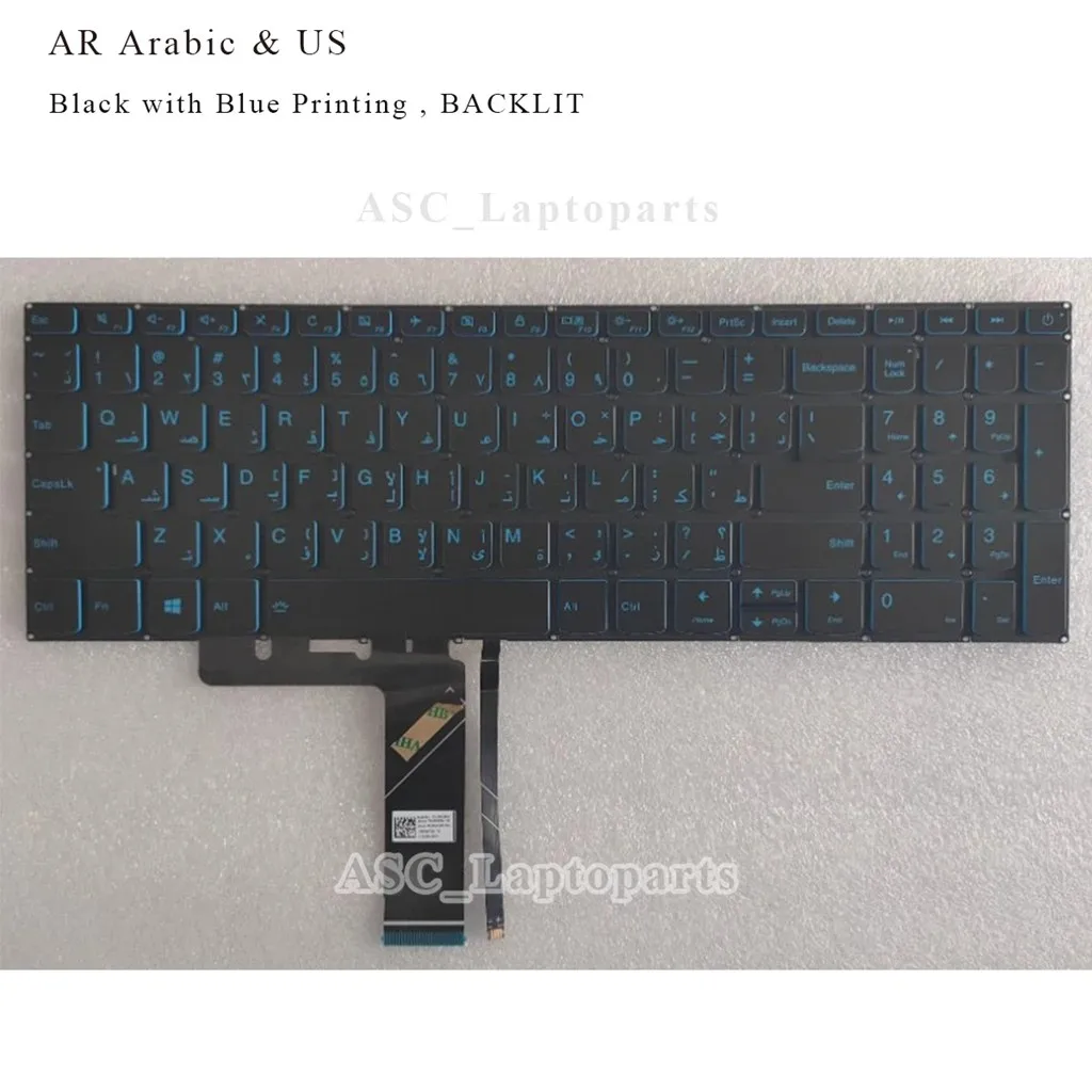Arabic Hebrew Korean RU Thailand UKR US Keyboard for Lenovo IdeaPad S145-15IML S145-15IWL S145-15IIL BS145-15IGM Blue BACKLIT