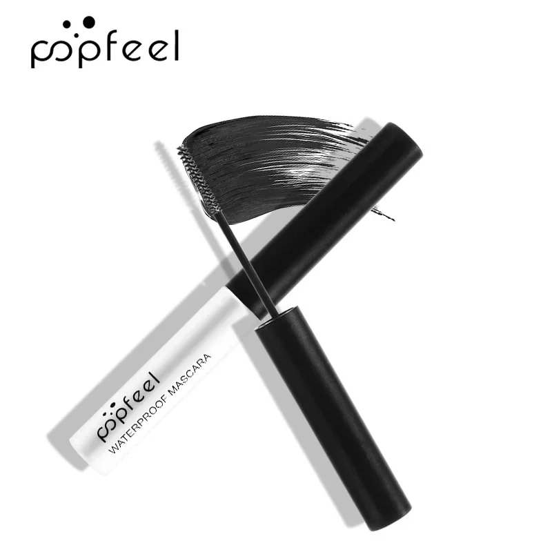 Popfeel-Palette d'ombres à barrage scintillantes, maquillage minorganisé, eye-blogueur Eyeliner, ensembles de pinceaux mascara, 15 couleurs