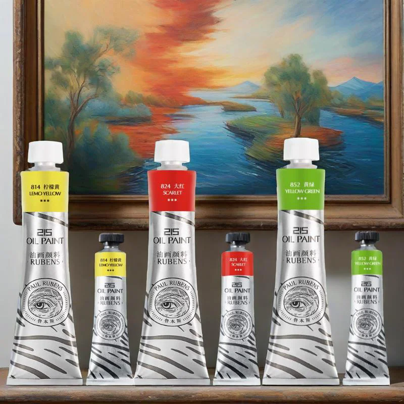 

50ml/170ml Oil Painting Pigmennt Paste Delicate Strongly Covered Artistic Creation Outdoor Sketching Beginner Artist Art Student