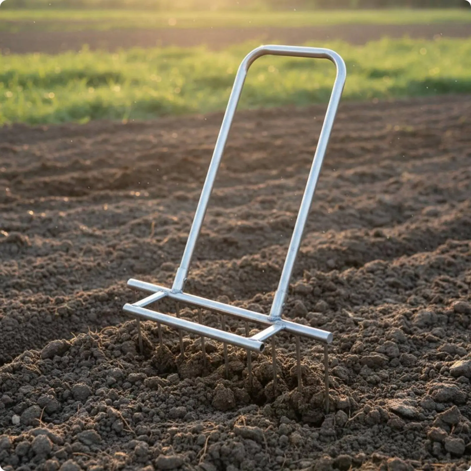 

Garlic Digger Multi-Purpose Manganese Steel Digging Fork Potato Digging Fork Heavy Duty Farm Tool Labor-Saving for Gardeners