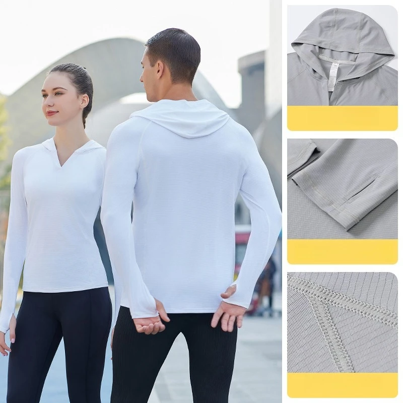 

Outdoor Spandex Men Running Long Sleeve T-Shirt Quick Dry Gym Fitness Shirt Training Exercise Clothes Sports Workout Top