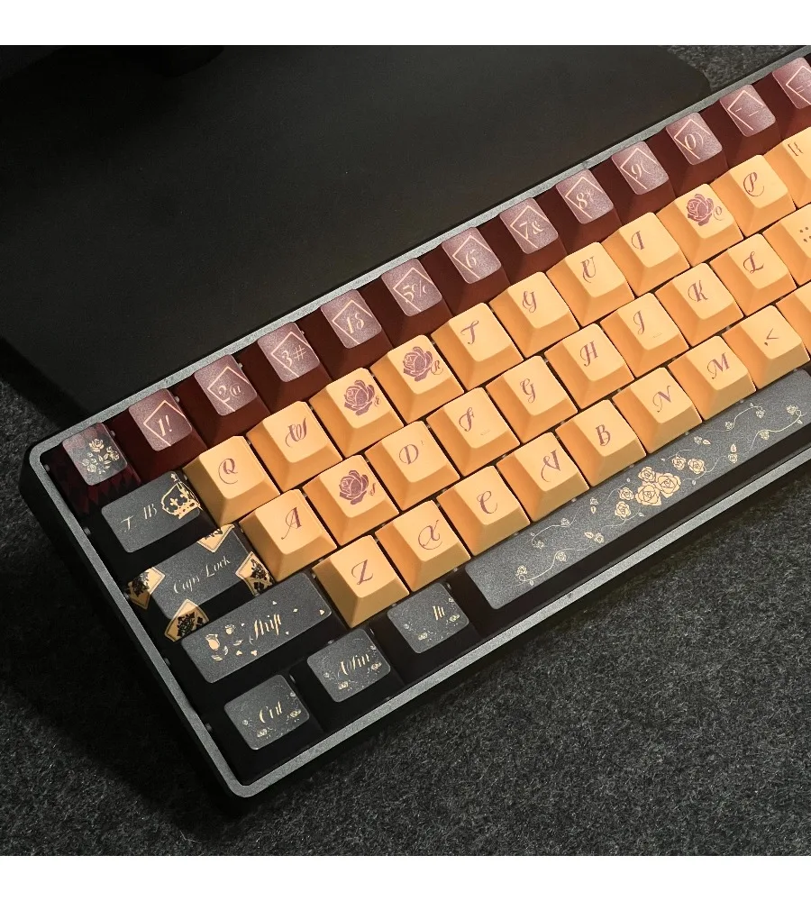 keycap-sublimation-process-pbt-factory-adapted-magnetic-axis-mechanical-axis-red-poker-keycap-engraved-red-high-value